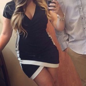 Almost Famous Black/White Dress